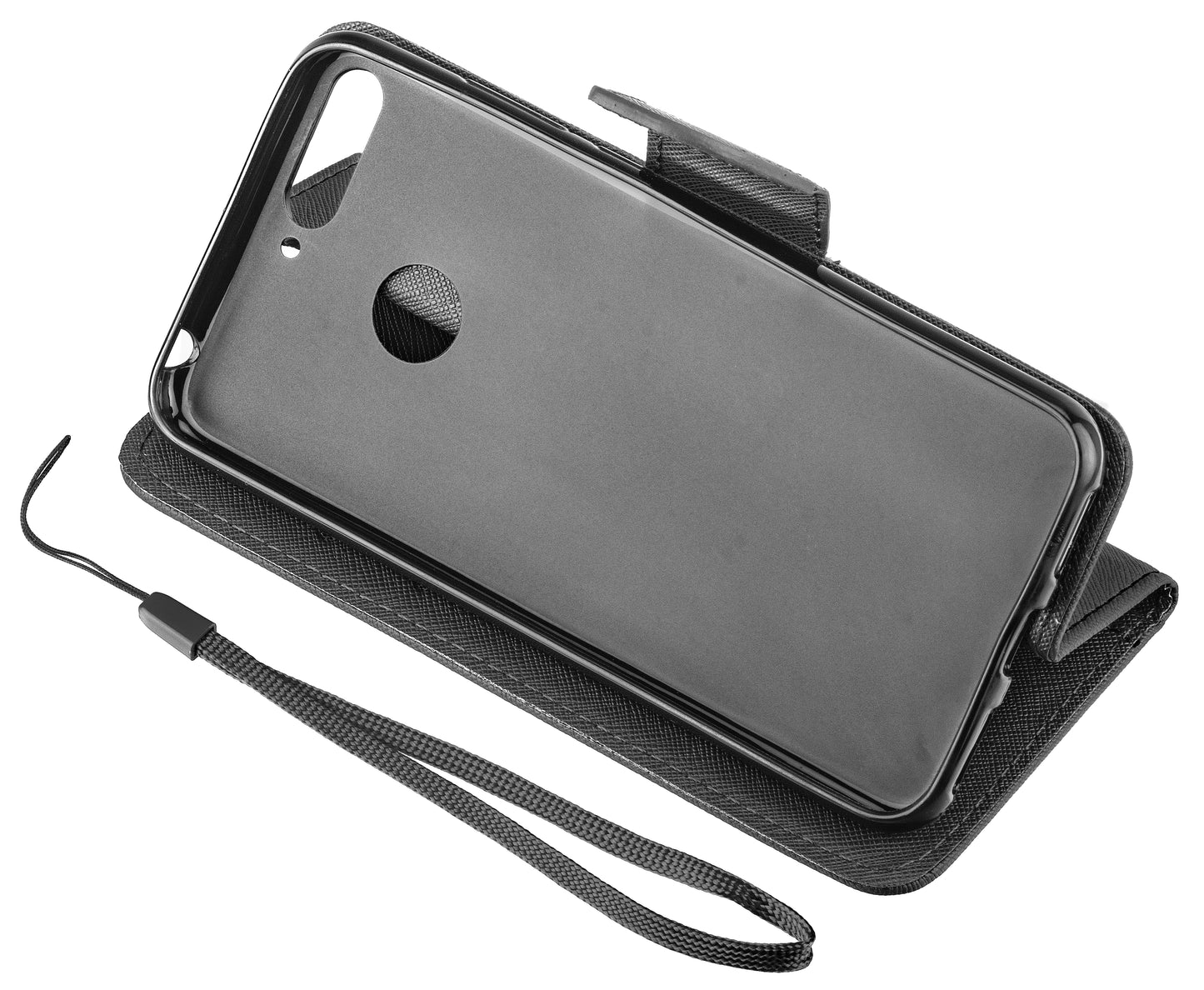 Puzdro pre Huawei P Smart (2019), OEM, Fancy, Čierne