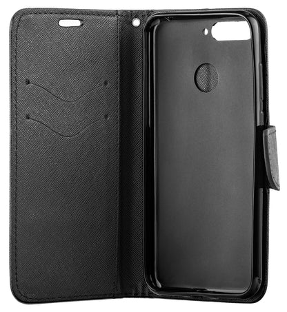 Puzdro pre Huawei P Smart (2019), OEM, Fancy, Čierne