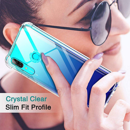 Case for Huawei P Smart (2019), Techsuit, Shockproof Clear, Transparent