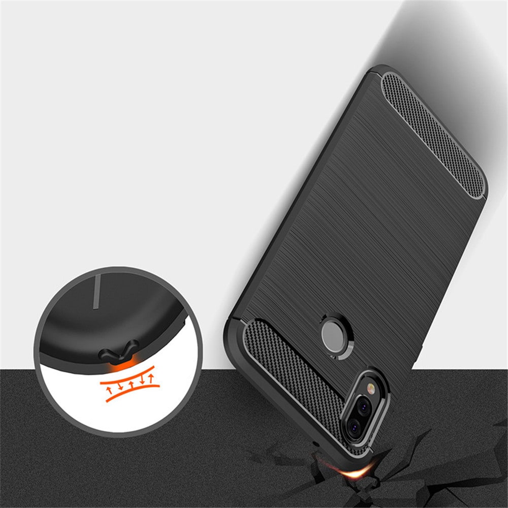 Obal na Huawei P20 Lite, Techsuit, Karbón, Čierny
