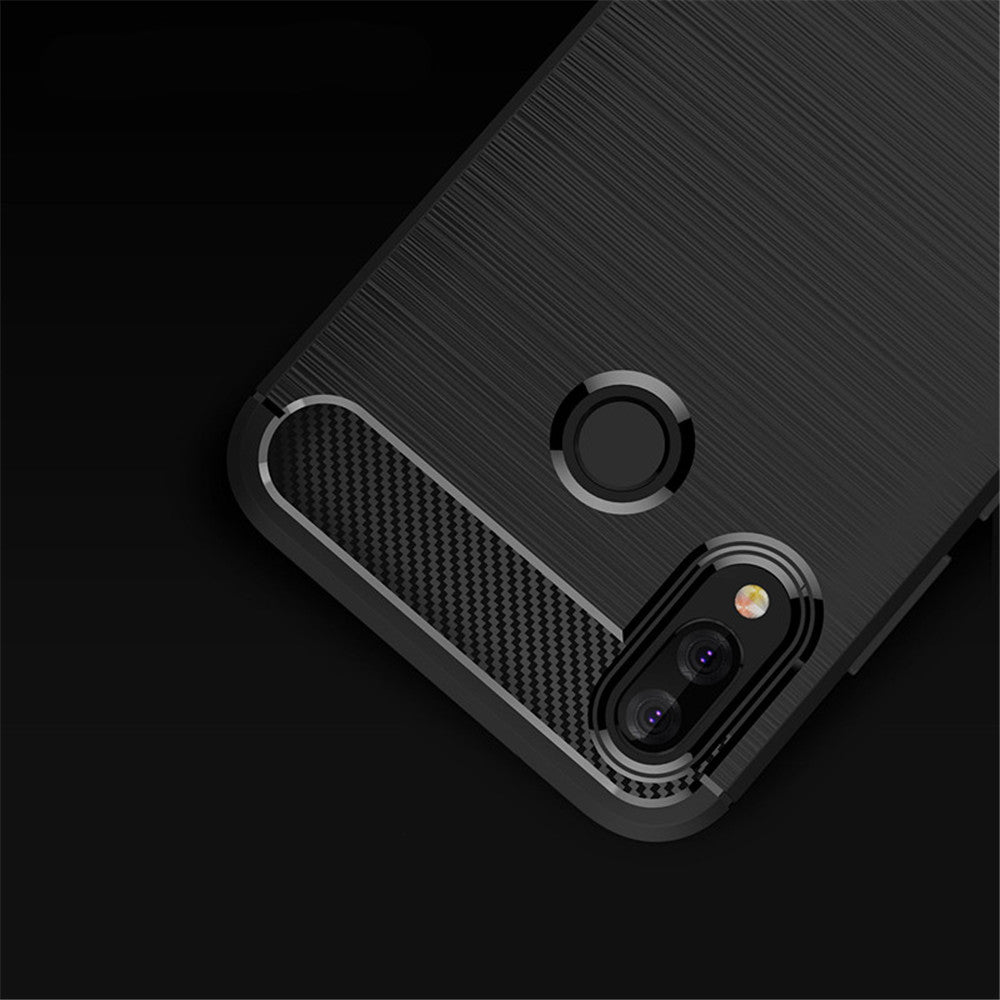 Obal na Huawei P20 Lite, Techsuit, Karbón, Čierny