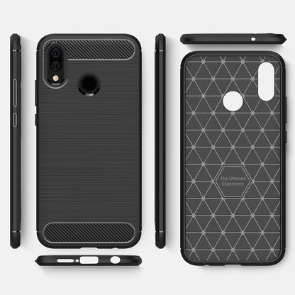 Obal na Huawei P20 Lite, Techsuit, Karbón, Čierny