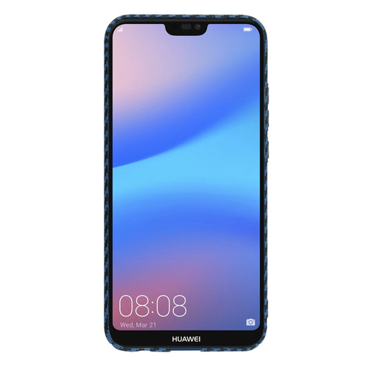 Puzdro pre Huawei P20 Lite, Techsuit, Carbonite FiberShell, Tyrkysová