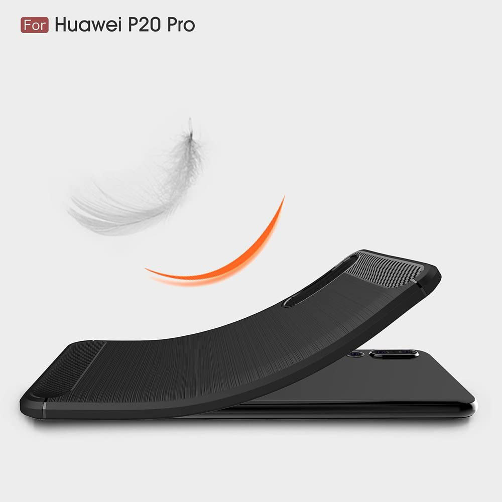 Obal na Huawei P20 Pro, Techsuit, Carbon, Čierny