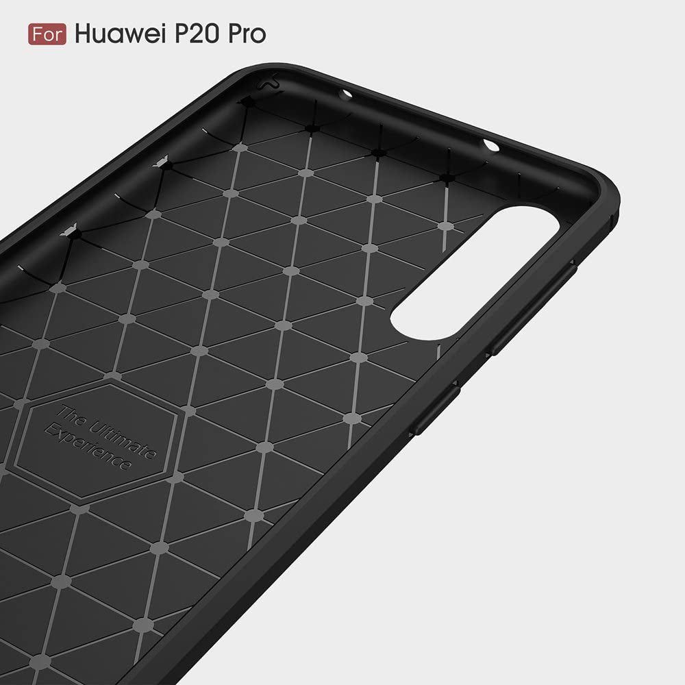 Obal na Huawei P20 Pro, Techsuit, Carbon, Čierny