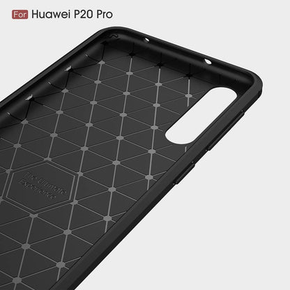 Obal na Huawei P20 Pro, Techsuit, Carbon, Čierny