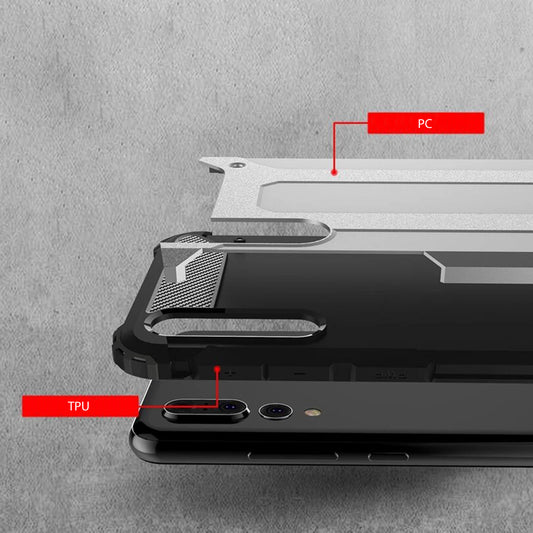 Puzdro pre Huawei P20 Pro, Techsuit, Hybrid Armor, Čierne