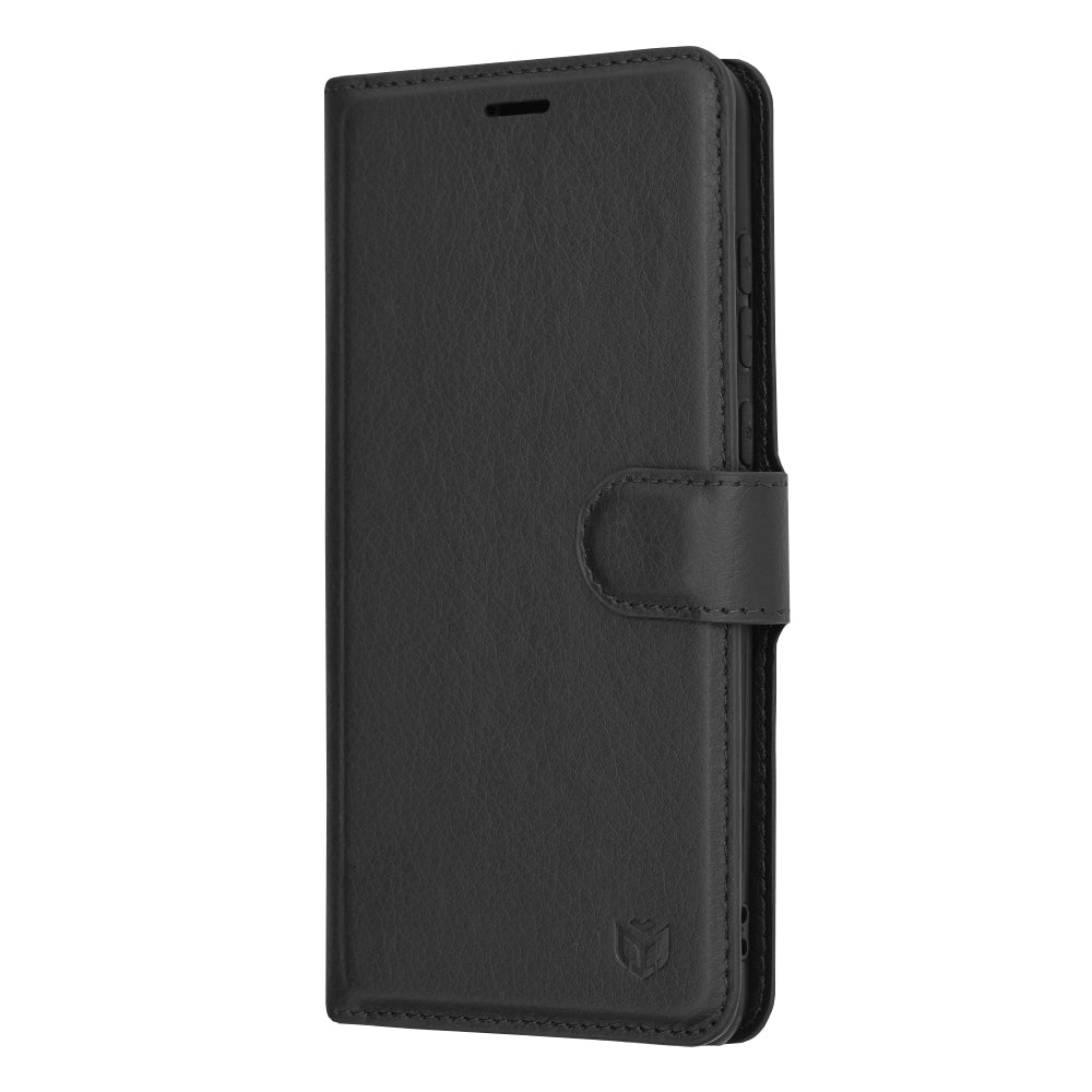 Puzdro pre Huawei P20 Pro, Techsuit, Leather Folio, Čierne
