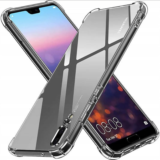 Obal na Huawei P20, Techsuit, nárazuvzdorný priehľadný, transparentný