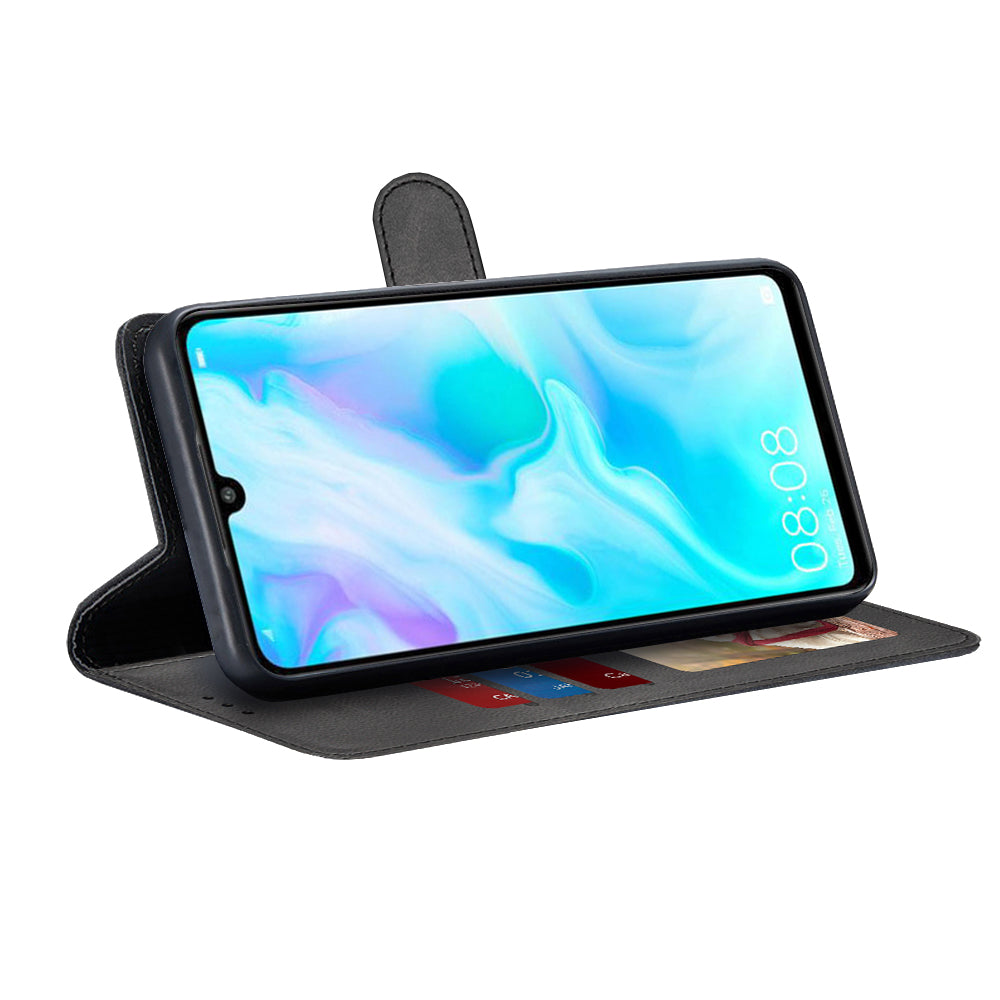 Obal na Huawei P30 lite New Edition / P30 lite, Techsuit, Diary Book, čierny