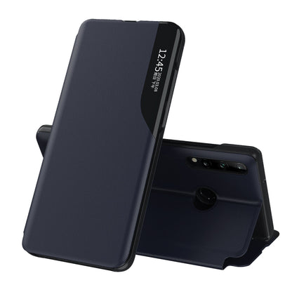 Puzdro pre Huawei P30 lite New Edition / P30 lite, Techsuit, eFold, Tmavomodrá