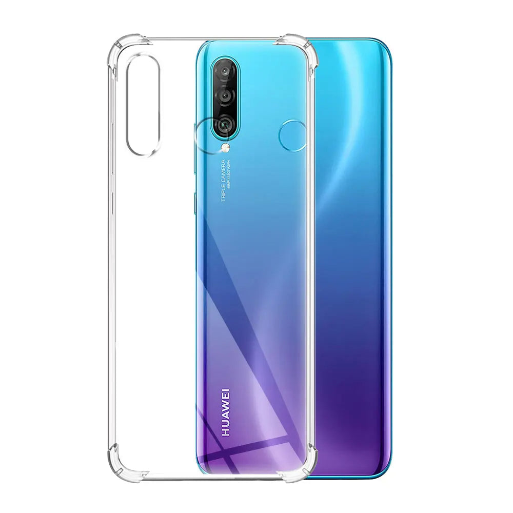 Obal na Huawei P30 lite New Edition / P30 lite, Techsuit, nárazuvzdorný priehľadný, transparentný