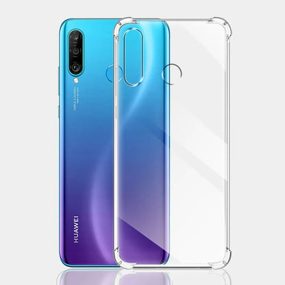 Obal na Huawei P30 lite New Edition / P30 lite, Techsuit, nárazuvzdorný priehľadný, transparentný