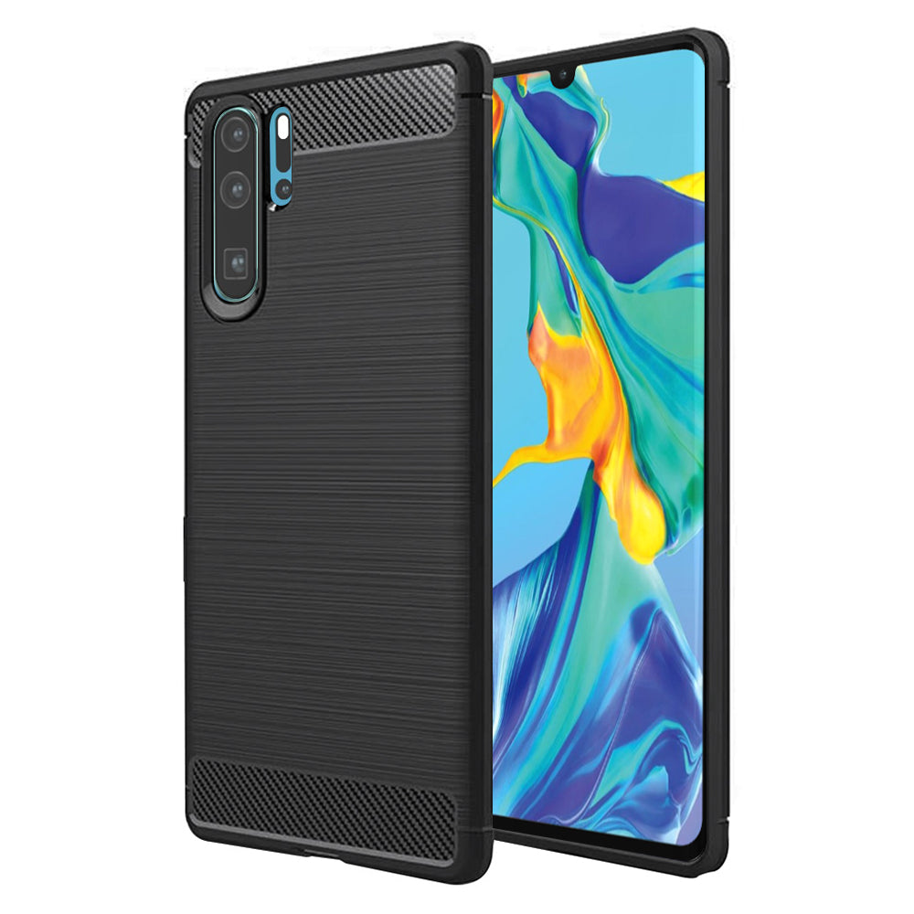 Obal na Huawei P30 Pro New Edition / P30 Pro, Techsuit, Karbón, Čierny