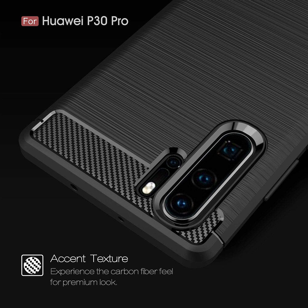Obal na Huawei P30 Pro New Edition / P30 Pro, Techsuit, Karbón, Čierny