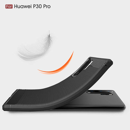 Obal na Huawei P30 Pro New Edition / P30 Pro, Techsuit, Karbón, Čierny