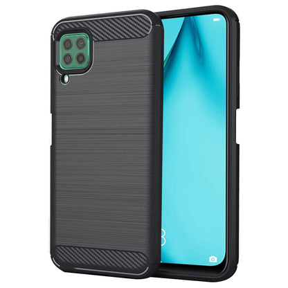 Puzdro pre Huawei P40 lite 4G, Techsuit, Karbón, Čierne