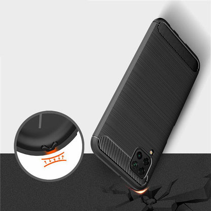 Puzdro pre Huawei P40 lite 4G, Techsuit, Karbón, Čierne