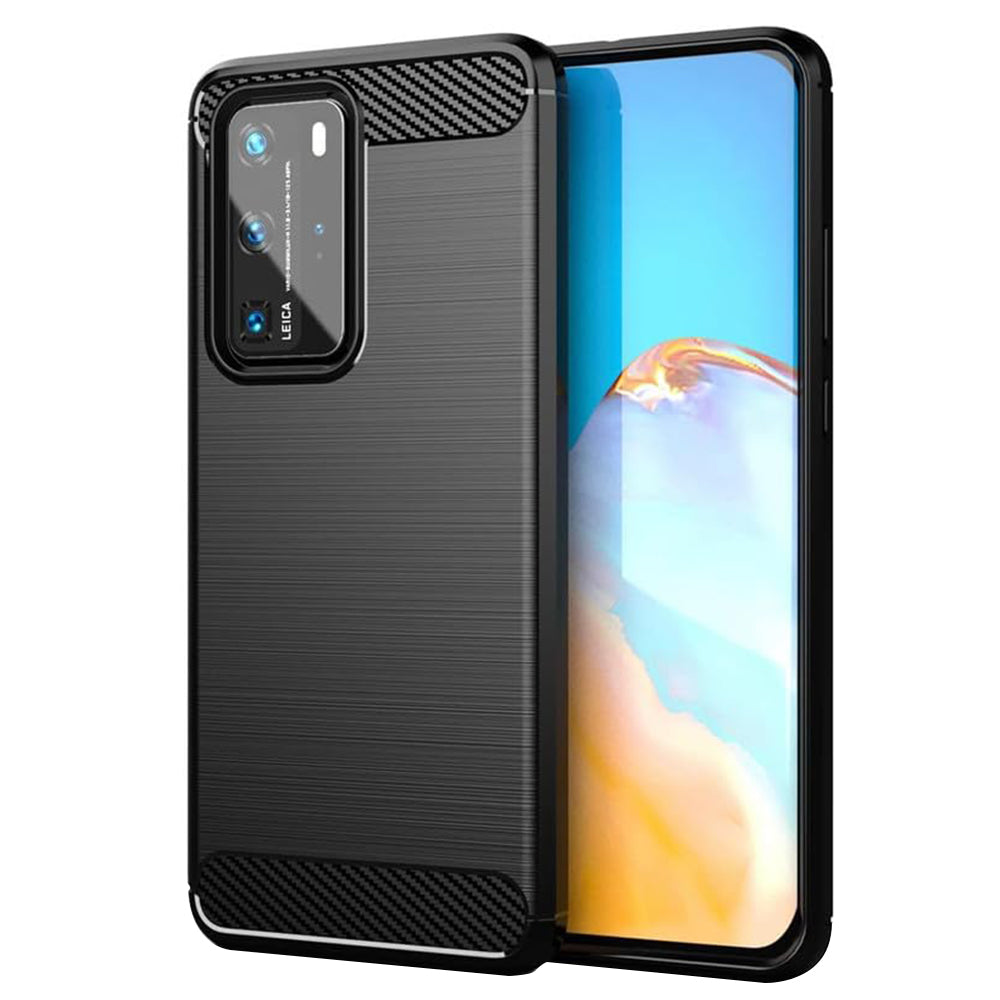 Obal na Huawei P40 Pro, Techsuit, Karbón, Čierny