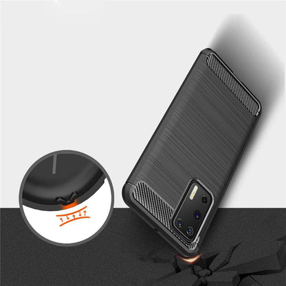 Obal na Huawei P40 Pro, Techsuit, Karbón, Čierny
