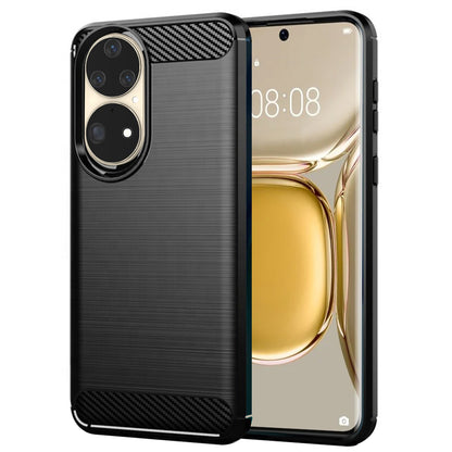 Obal na Huawei P50 Pro, Techsuit, Karbón, Čierny