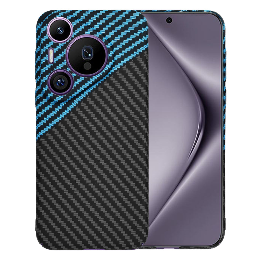 Obal na Huawei Pura 70 Pro, Techsuit, Carbonite FiberShell, Čierna Bleu