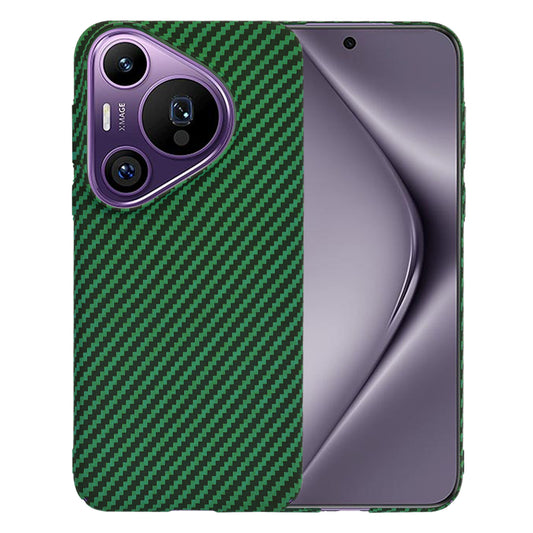 Puzdro pre Huawei Pura 70 Pro, Techsuit, Carbonite FiberShell, Zelené
