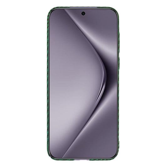 Puzdro pre Huawei Pura 70 Pro, Techsuit, Carbonite FiberShell, Zelené