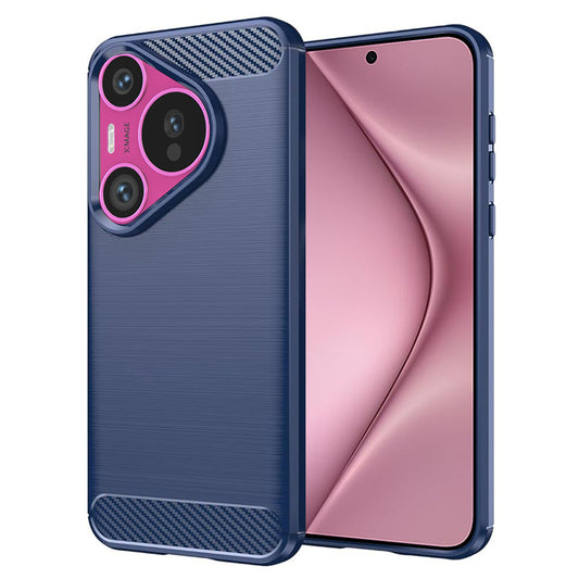 Obal na Huawei Pura 70, Techsuit, Karbón, Modrý