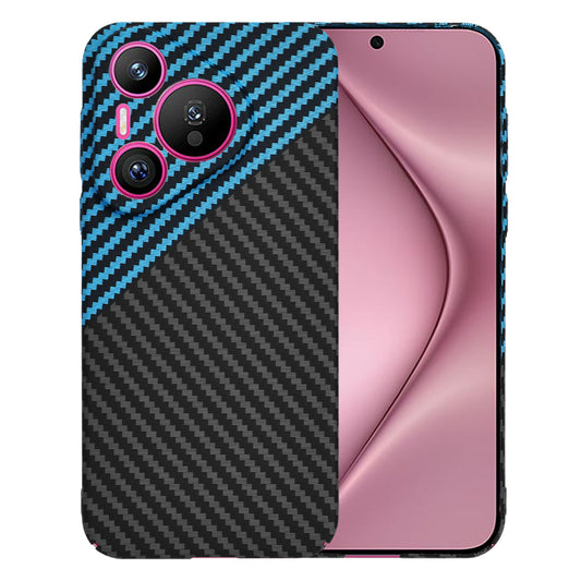 Puzdro pre Huawei Pura 70, Techsuit, Carbonite FiberShell, Čierna Bleu