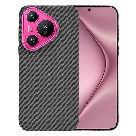 Puzdro pre Huawei Pura 70, Techsuit, Carbonite FiberShell, Čierne