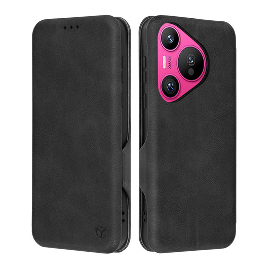 Puzdro pre Huawei Pura 70, Techsuit, Safe Wallet Plus, Čierne