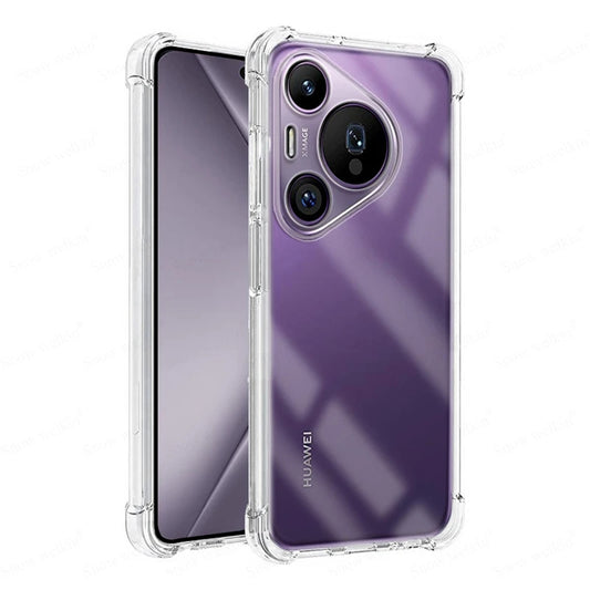 Obal na Huawei Pura 70, Techsuit, nárazuvzdorný priehľadný, transparentný
