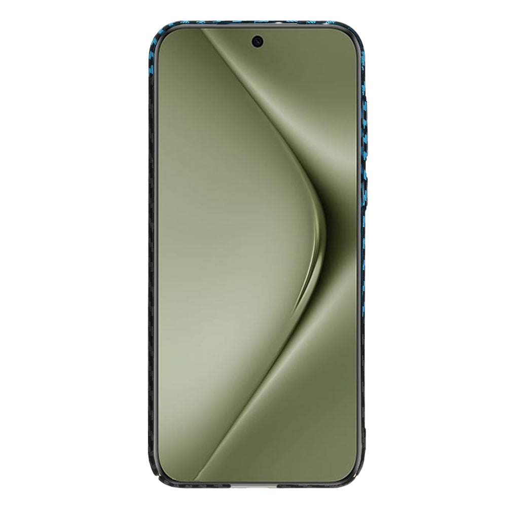 Puzdro pre Huawei Pura 70 Ultra, Techsuit, Carbonite FiberShell, Čierna Bleu