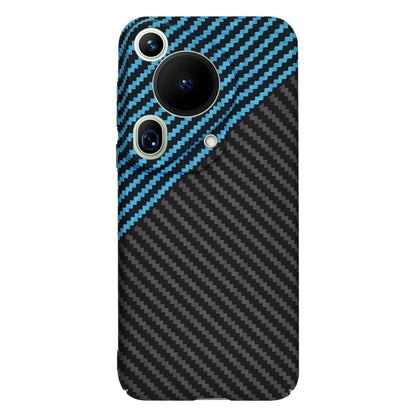 Puzdro pre Huawei Pura 70 Ultra, Techsuit, Carbonite FiberShell, Čierna Bleu