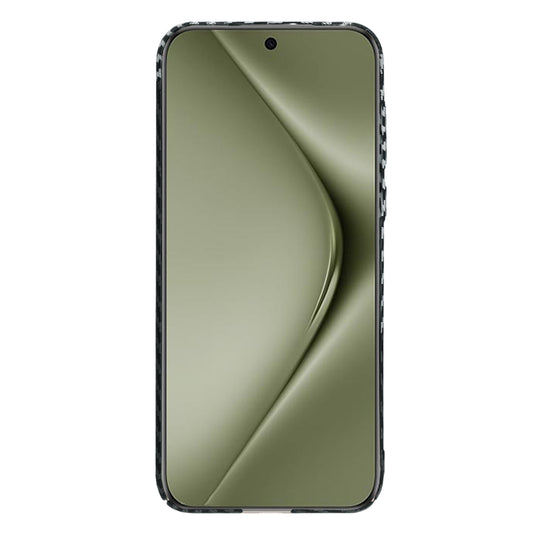 Puzdro pre Huawei Pura 70 Ultra, Techsuit, Carbonite FiberShell, Čierno Sivé