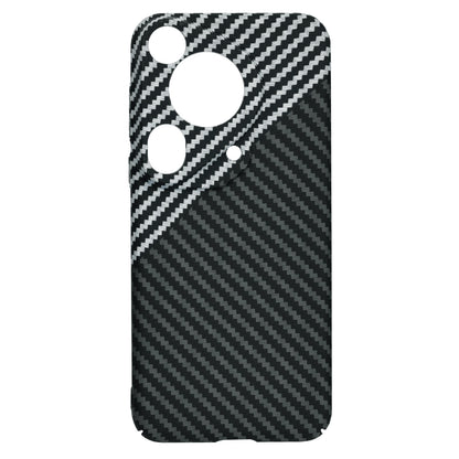 Puzdro pre Huawei Pura 70 Ultra, Techsuit, Carbonite FiberShell, Čierno Sivé