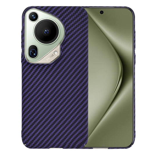 Puzdro pre Huawei Pura 70 Ultra, Techsuit, Carbonite FiberShell, Fialová