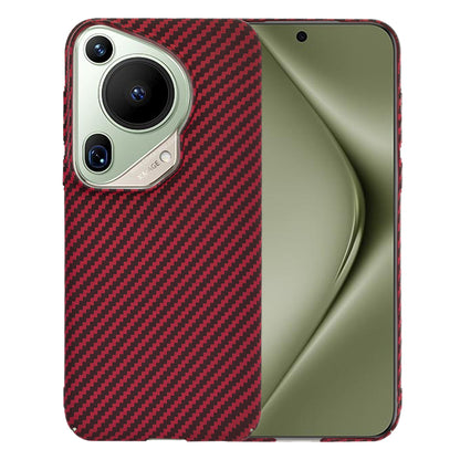 Puzdro pre Huawei Pura 70 Ultra, Techsuit, Carbonite FiberShell, Červené