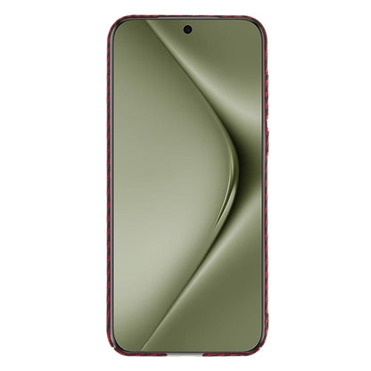 Puzdro pre Huawei Pura 70 Ultra, Techsuit, Carbonite FiberShell, Červené