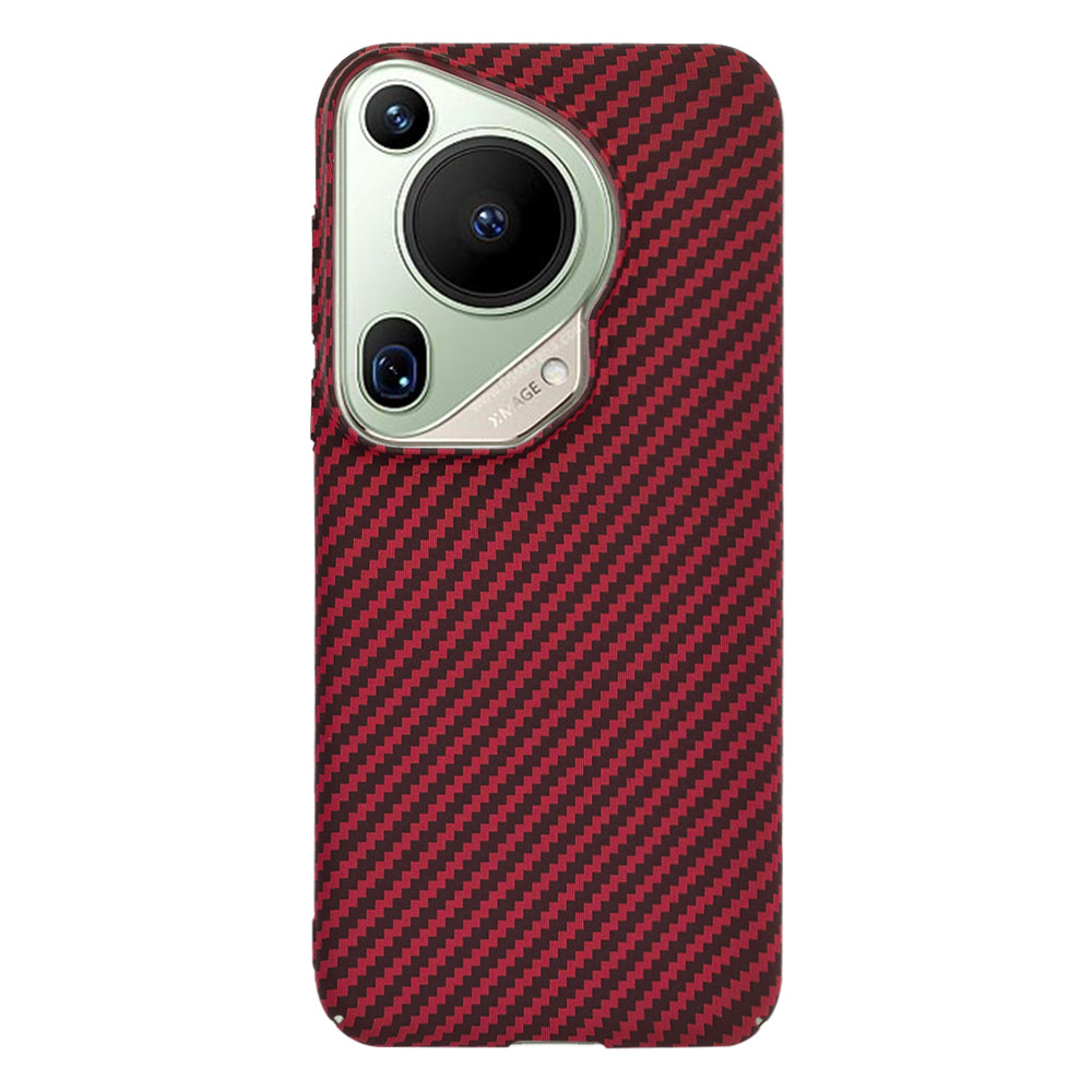 Puzdro pre Huawei Pura 70 Ultra, Techsuit, Carbonite FiberShell, Červené