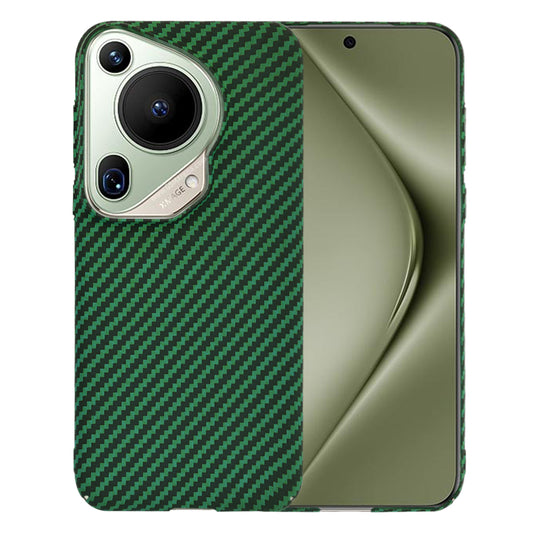 Puzdro pre Huawei Pura 70 Ultra, Techsuit, Carbonite FiberShell, Zelené