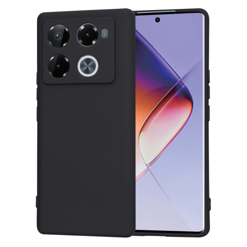 Puzdro pre Infinix Note 40 Pro+, Techsuit, SoftFlex, Čierne