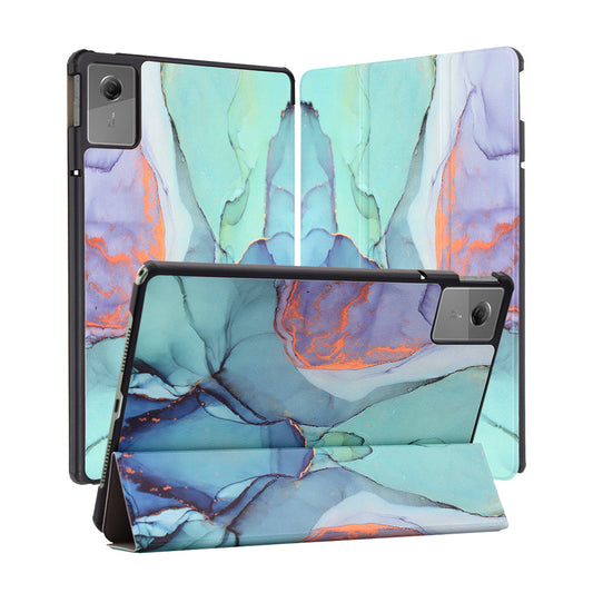 Puzdro pre Lenovo Idea Tab 11, Techsuit, FoldPro Green Time, viacfarebné