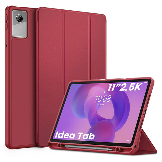 Puzdro na Lenovo Idea Tab 11, Techsuit, FoldPro, červené