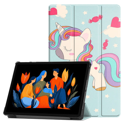 Puzdro pre Lenovo Idea Tab Plus, Techsuit, FoldPro Unicorn, Multicolor