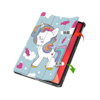 Obal na Lenovo Tab M11, Techsuit, FoldPro Unicorn, viacfarebný