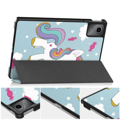 Obal na Lenovo Tab M11, Techsuit, FoldPro Unicorn, viacfarebný