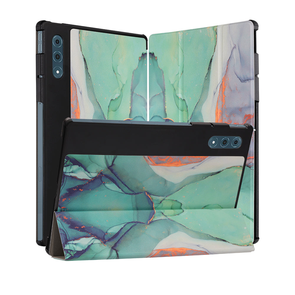 Puzdro pre Lenovo Yoga Tab Plus, Techsuit, FoldPro Green Time, viacfarebné