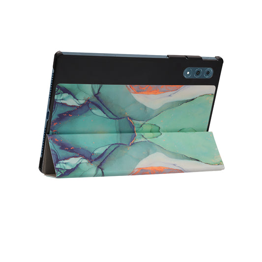 Puzdro pre Lenovo Yoga Tab Plus, Techsuit, FoldPro Green Time, viacfarebné